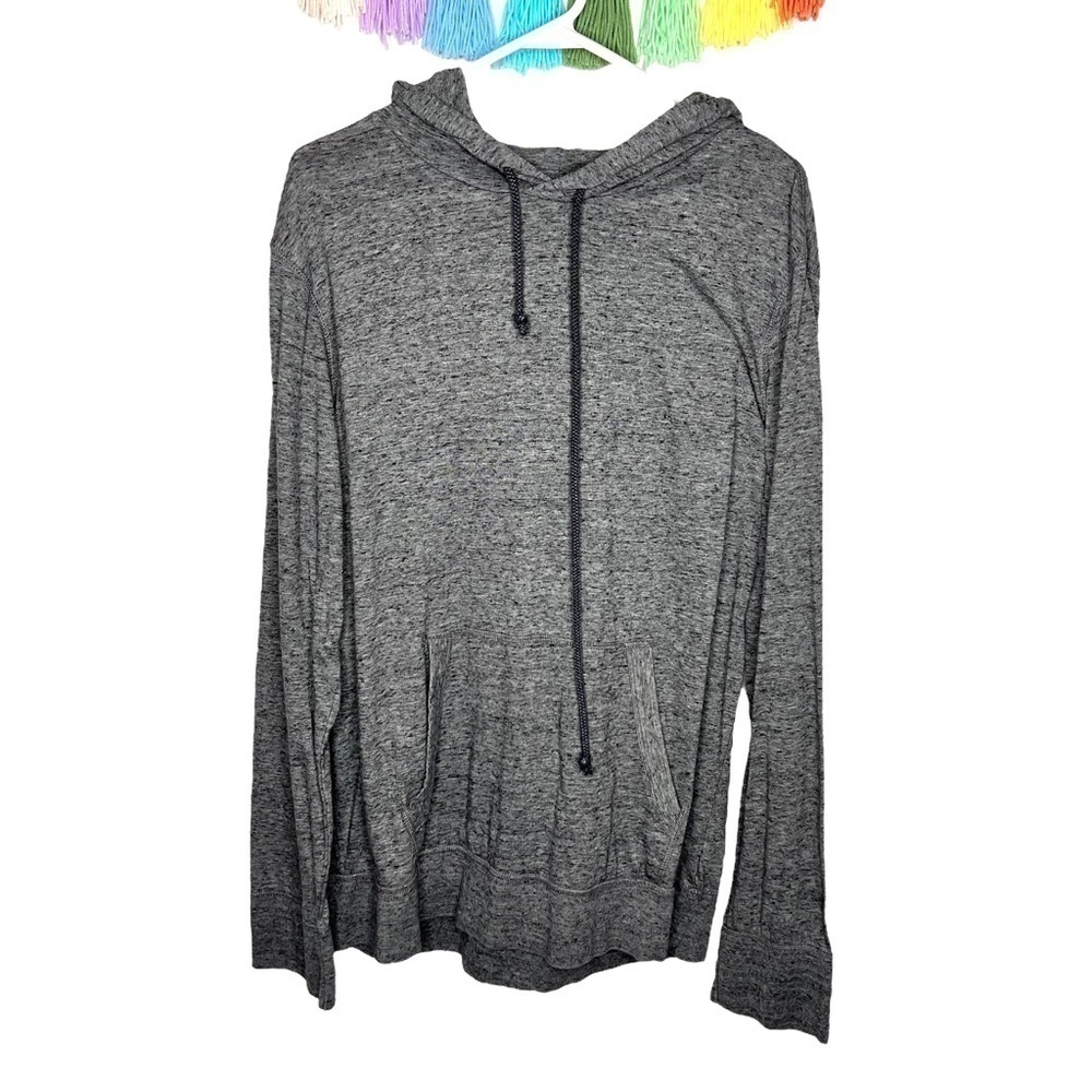 American Eagle Lounge Athletic Fit Tunic Length Long Sleeve Pullover Hooded Top